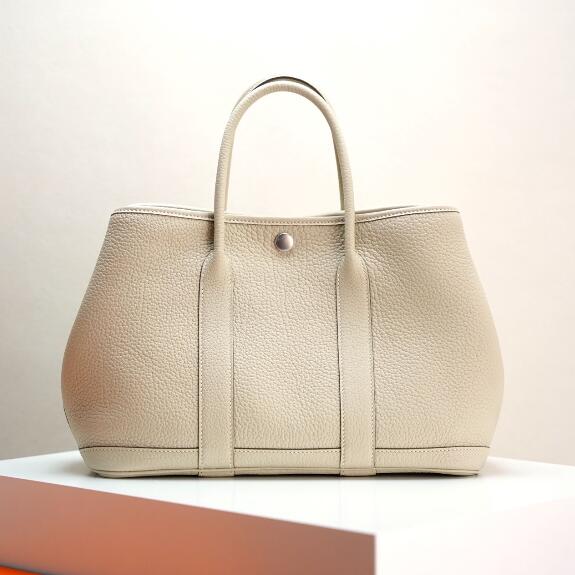 【エルメス HERMES】ガーデンパーティー30 TPM ネゴンダ トレンチ シルバー金具 (100%マシン)